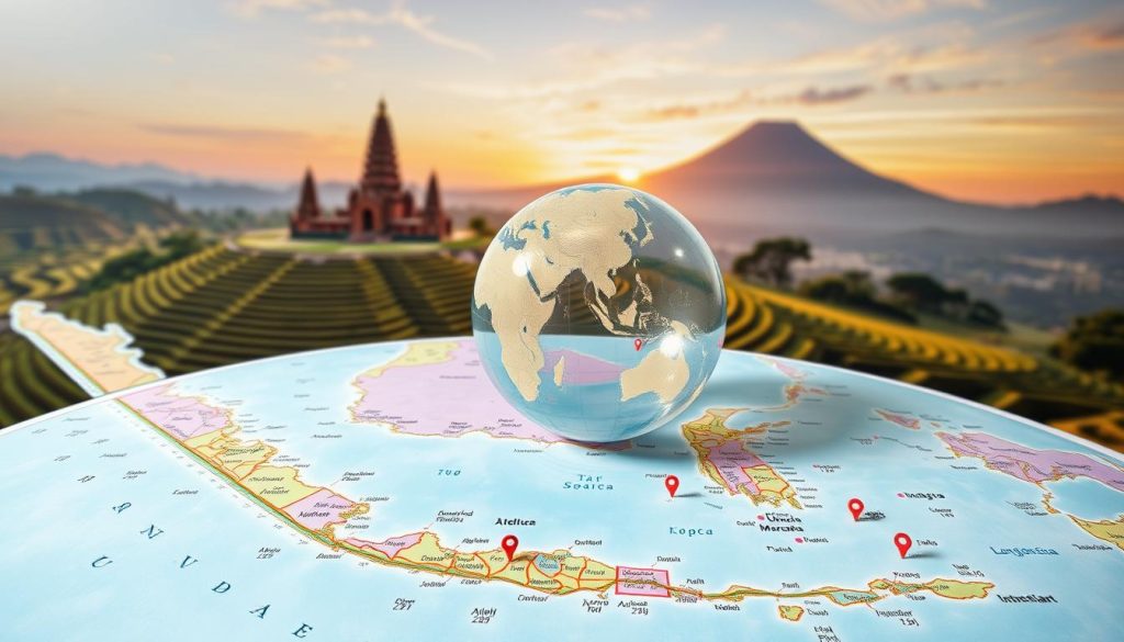 penggunaan koordinat latitude longitude di Indonesia